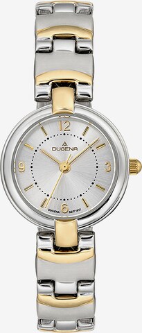 DUGENA Analog Watch in Silver: front