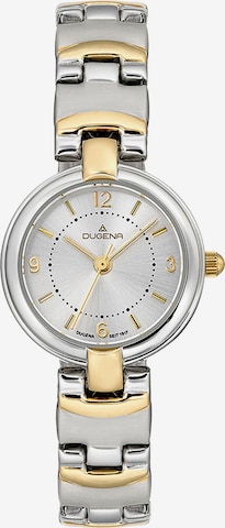 DUGENA Analog Watch in Silver: front