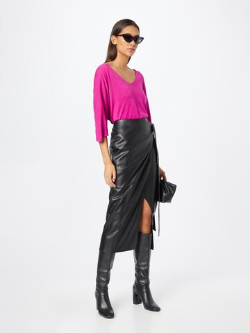 River Island - Saia 'SARONG' em preto