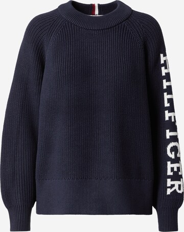 Pull-over TOMMY HILFIGER en bleu : devant