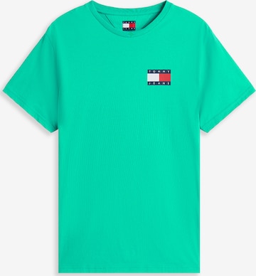 Tricou 'ESSENTIAL' de la Tommy Jeans pe verde: față