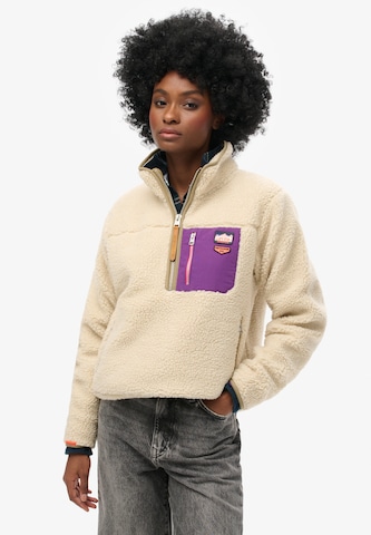Superdry Свитер в Бежевый: спереди