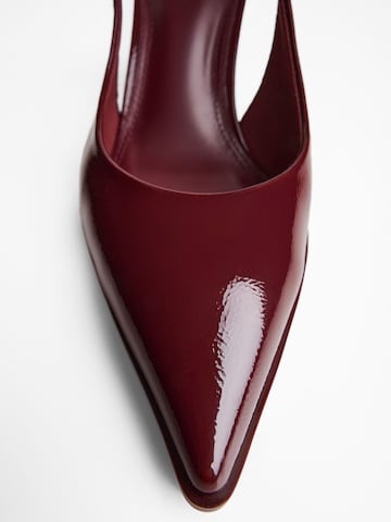 Bershka Slingpumps i rød