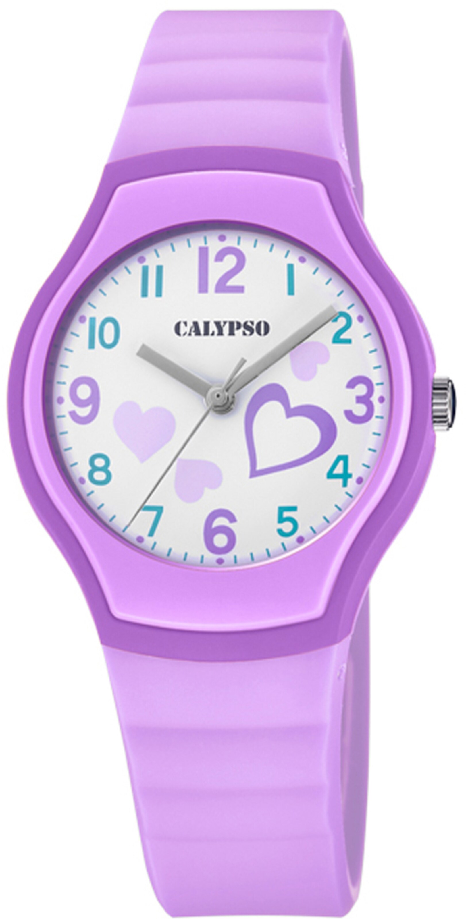 CALYPSO WATCHES Uhr in Lila: Vorderseite