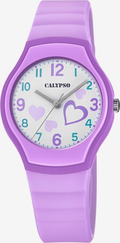 CALYPSO WATCHES Uhr in Lila: Vorderseite