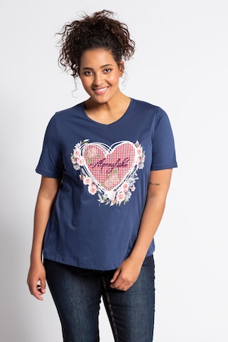 Ulla Popken Shirt in Blauw: voorkant