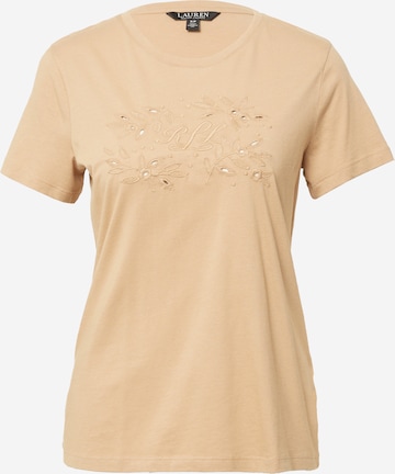 T-shirt 'KATLIN' Lauren Ralph Lauren en beige : devant