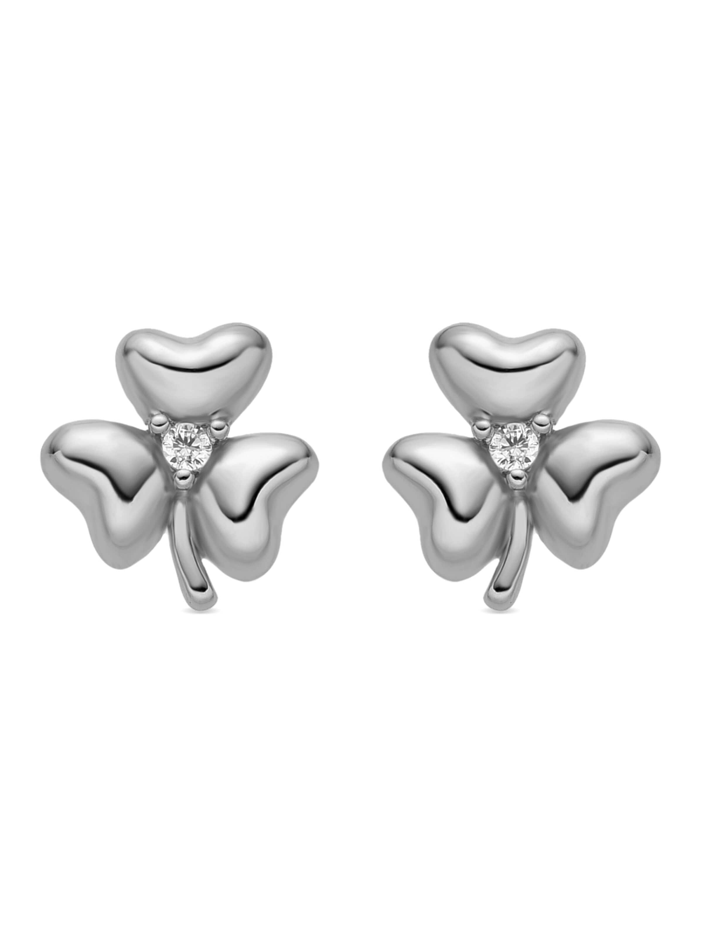 Boucles d'oreilles 'Furne' Luxenter en argent : devant