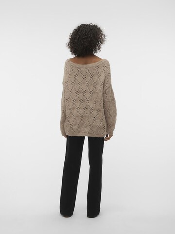 VERO MODA Pullover i brun