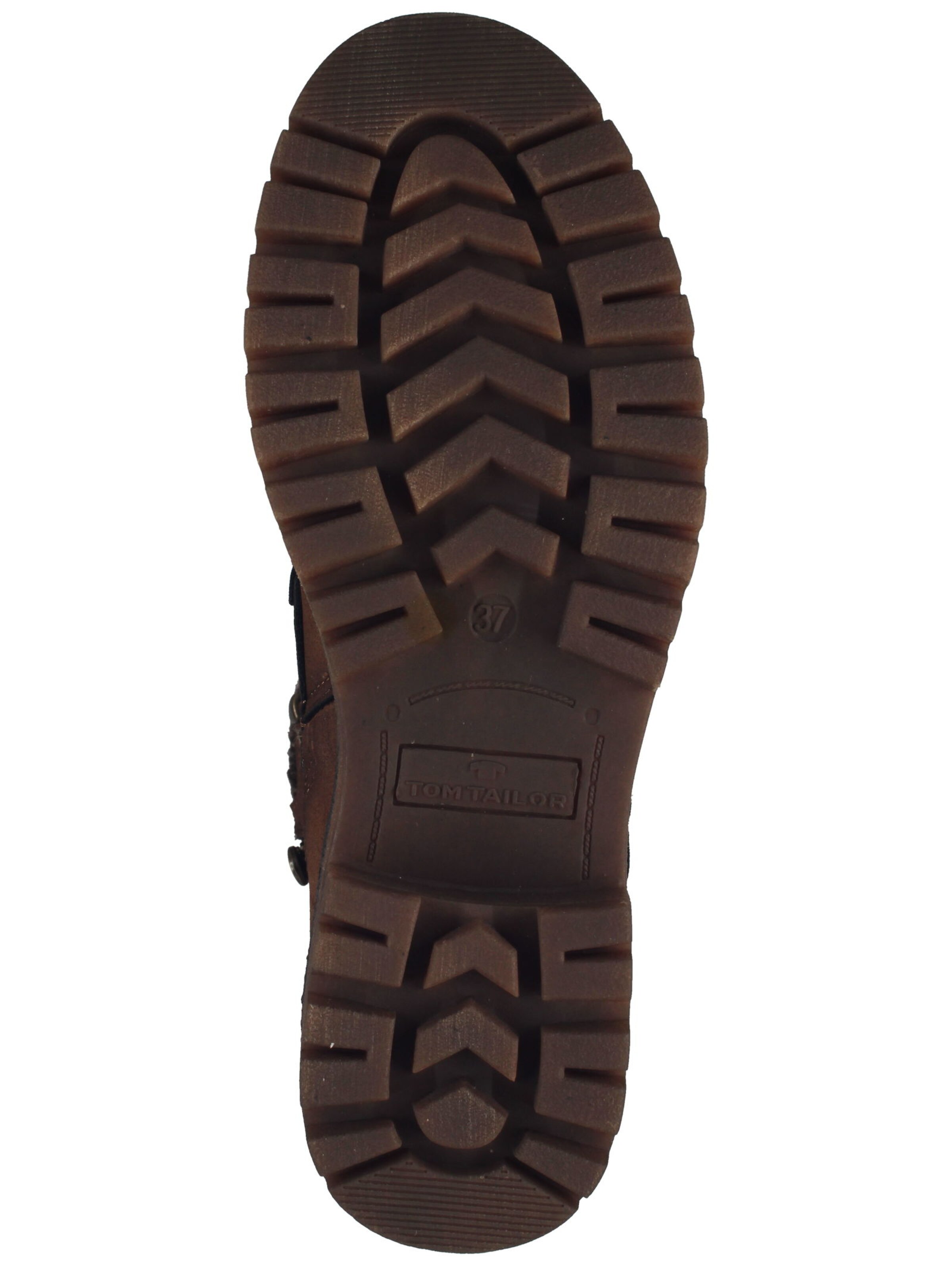 Bottines à lacets TOM TAILOR en marron