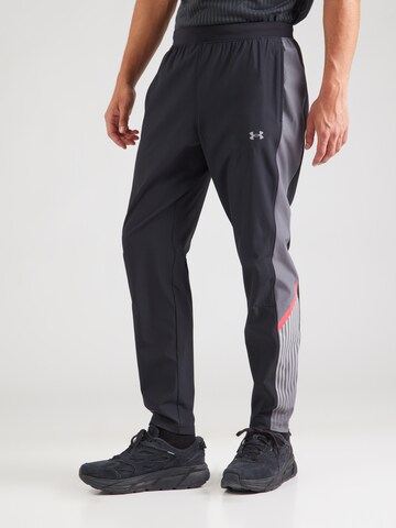 UNDER ARMOUR Обычный Спортивные штаны 'Velociti' в Черный: спереди