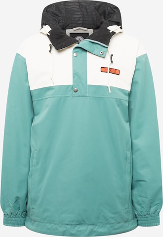 Veste outdoor 'LONGO' Volcom en vert : devant