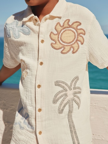 Next Regular Fit Hemd in Beige