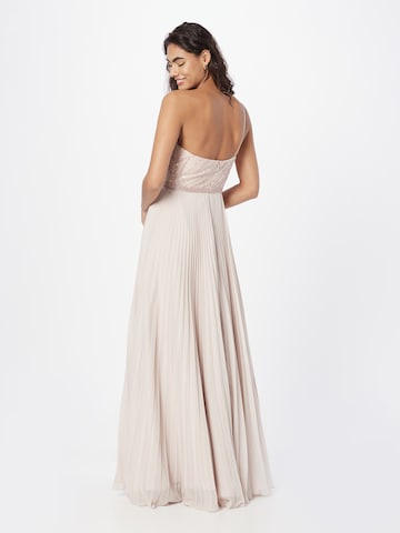 Unique Evening Dress in Beige