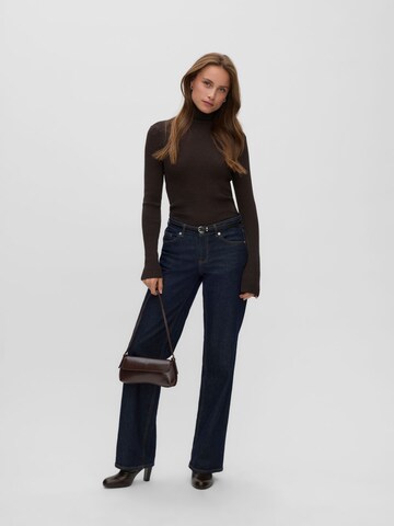 VERO MODA Trui 'VMBellashine' in Bruin