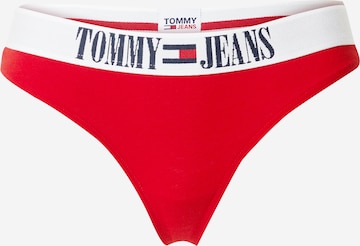 String di Tommy Jeans in rosso: frontale