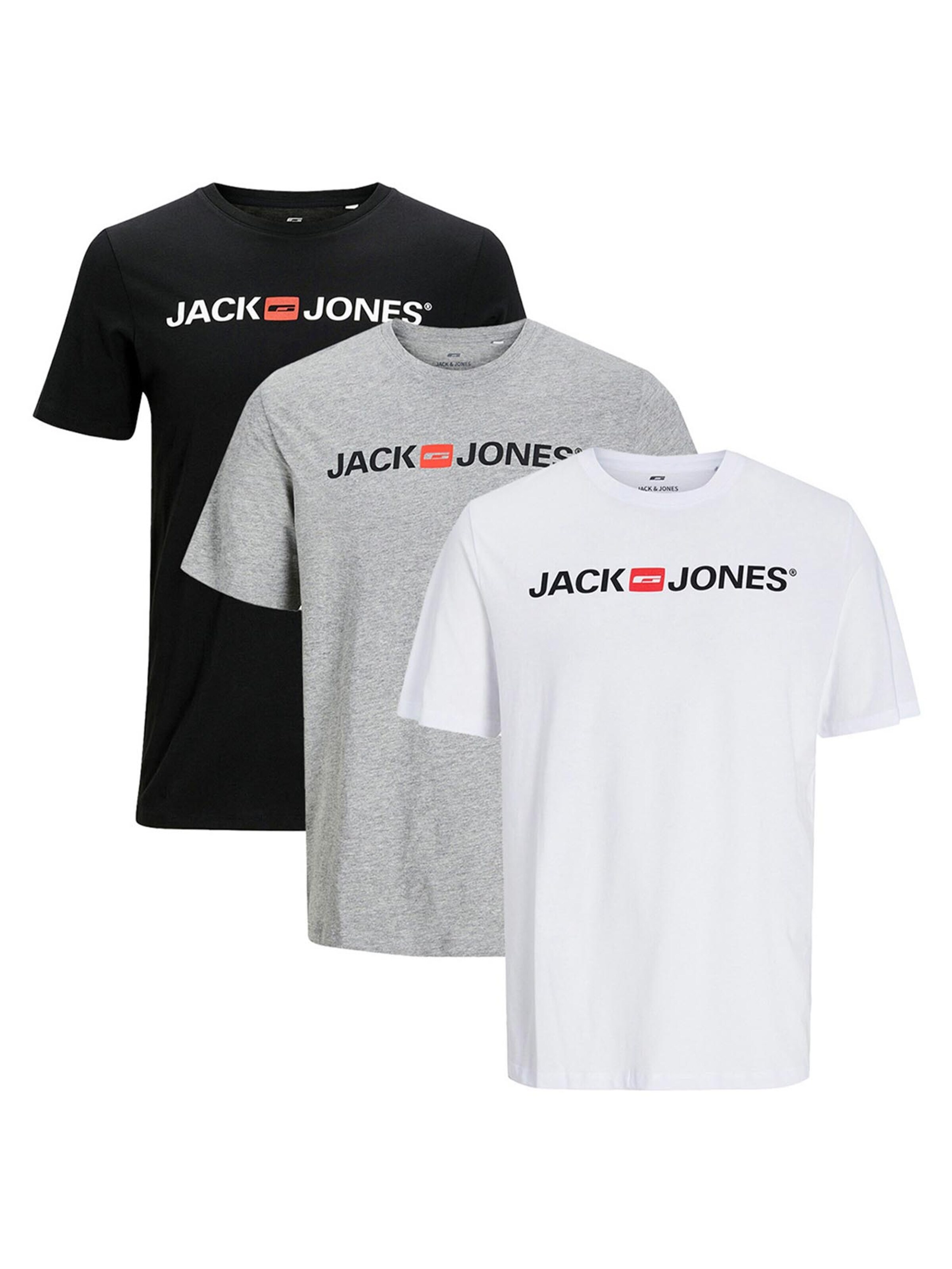 JACK & JONES Shirt 'Corp' in White: front