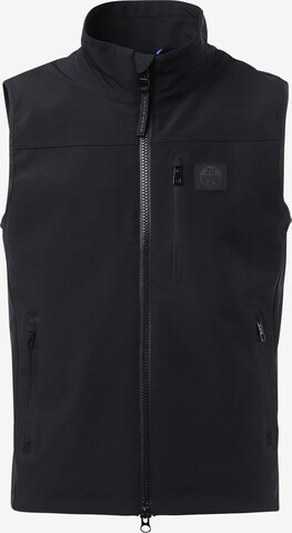 North Sails Bodywarmer 'Ifuru' in Zwart: voorkant