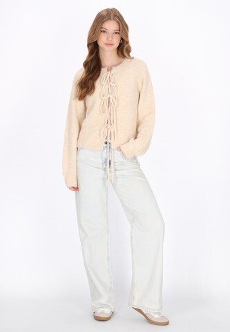 MYMO Knit cardigan in Beige