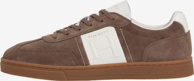 Hackett London Matalavartiset tennarit 'Harper League' värissä ruskea / kulta / valkoinen, Tuotenäkymä