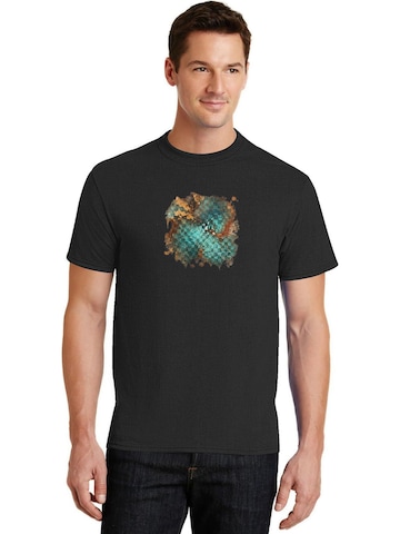 HUSKSWARE Shirt 'Grafik' in Black: front
