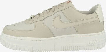 Baskets basses 'Air Force 1 Pixel' Nike Sportswear en beige