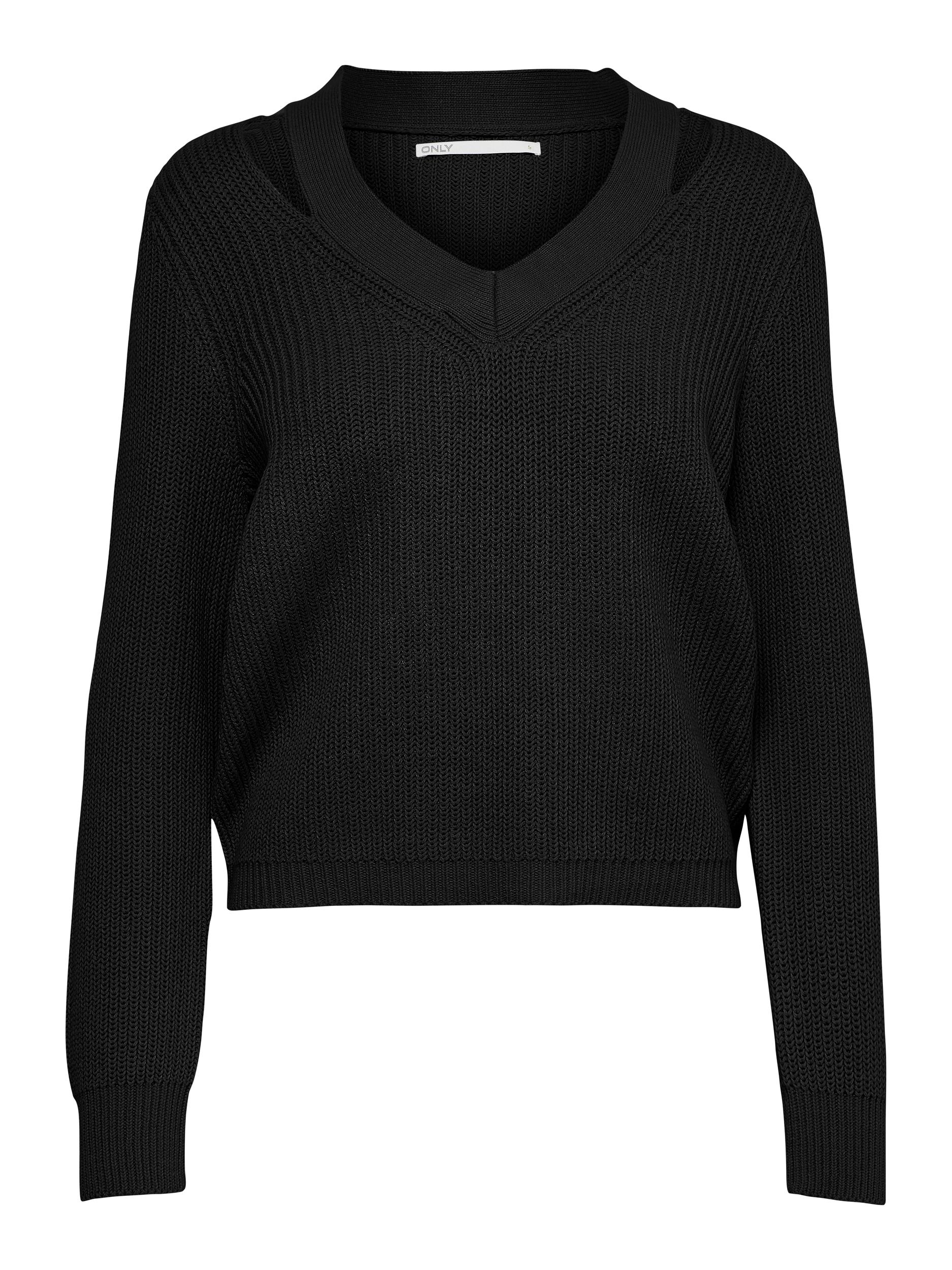 Taglie comode suMnq ONLY Pullover Kerri in Nero Taglie comode suMnq ONLY Pullover Kerri in Nero