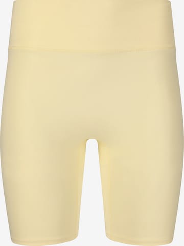 Pantaloni sport de la Athlecia pe galben: față
