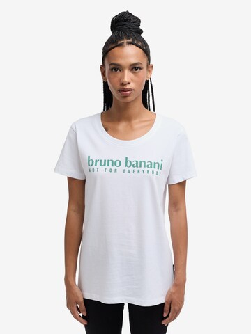 BRUNO BANANI Shirt 'Avery' in Wit: voorkant