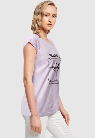 Mister Tee T-Shirt 'F-Word' in Lila