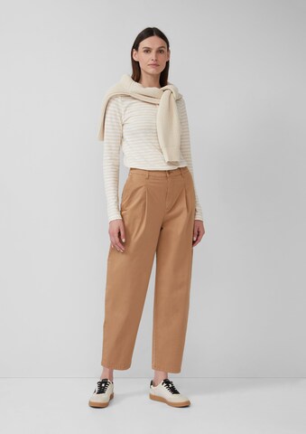 Loosefit Pantalon à pince s.Oliver en beige