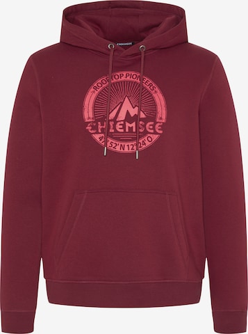 CHIEMSEE Sweatshirt in Rot: predná strana