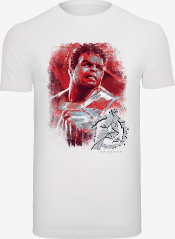 F4NT4STIC Shirt 'Marvel' in Wit: voorkant