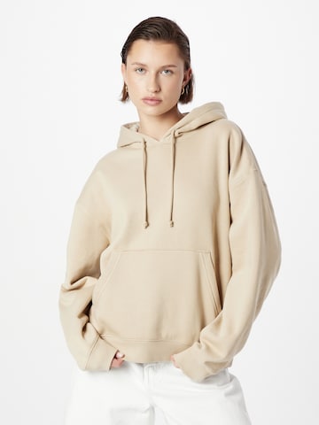 WEEKDAY Sweatshirt in Beige: voorkant