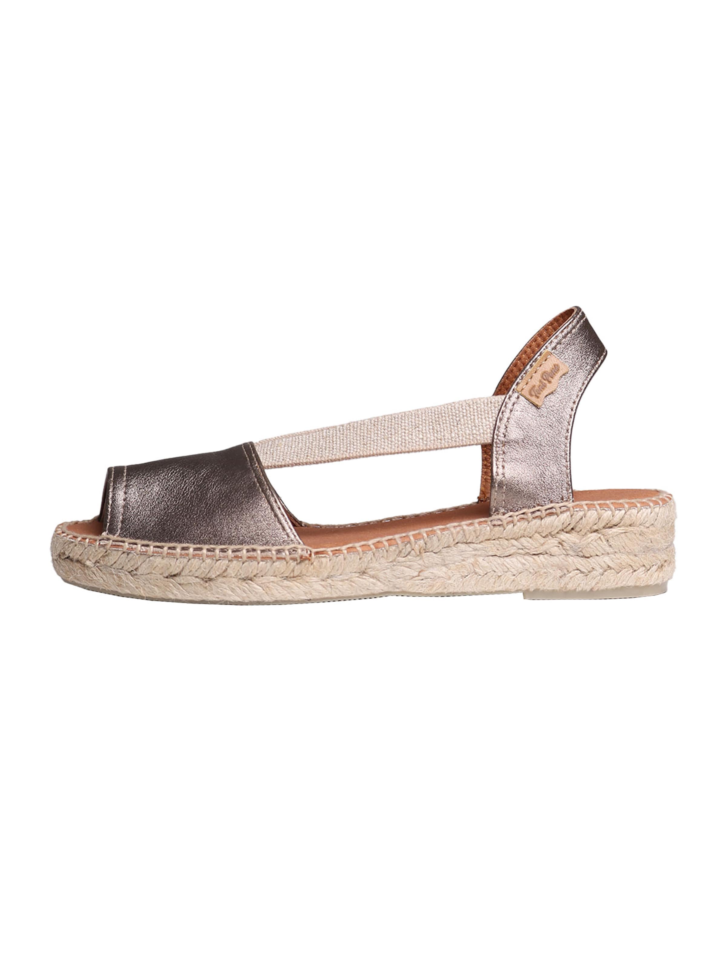 Toni Pons Espadrilky 'GOL-QT' - Strieborná: predná strana