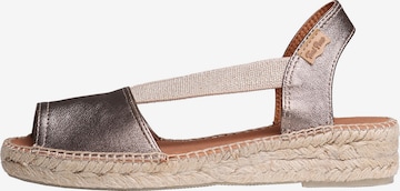 sidabrinė Toni Pons Espadrilės 'GOL-QT': priekis