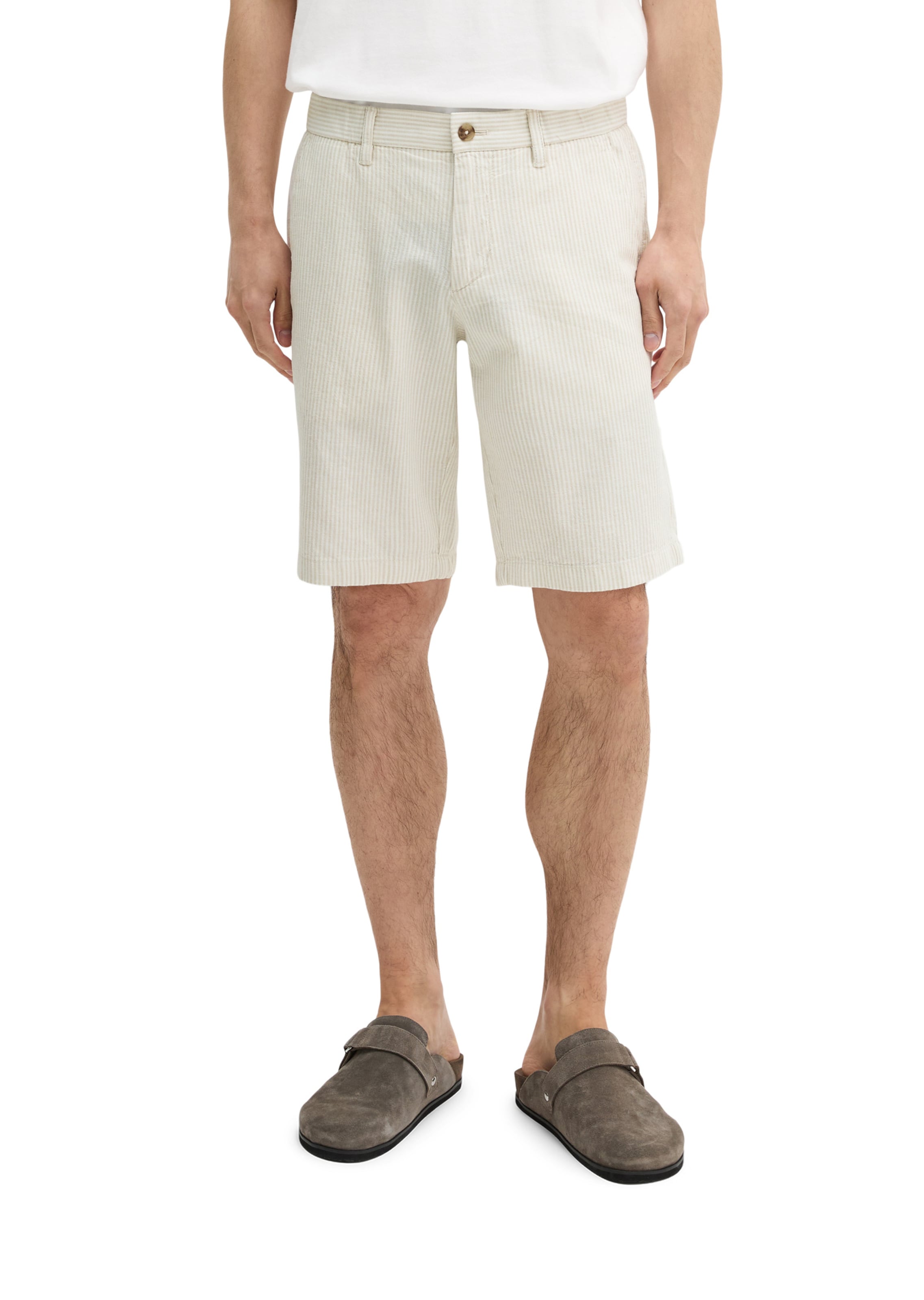 Marc O'Polo Regular Pants 'Reso' in Beige: front