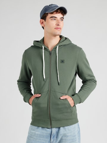 SCOTCH & SODA - Casaco em moletão em verde: frente
