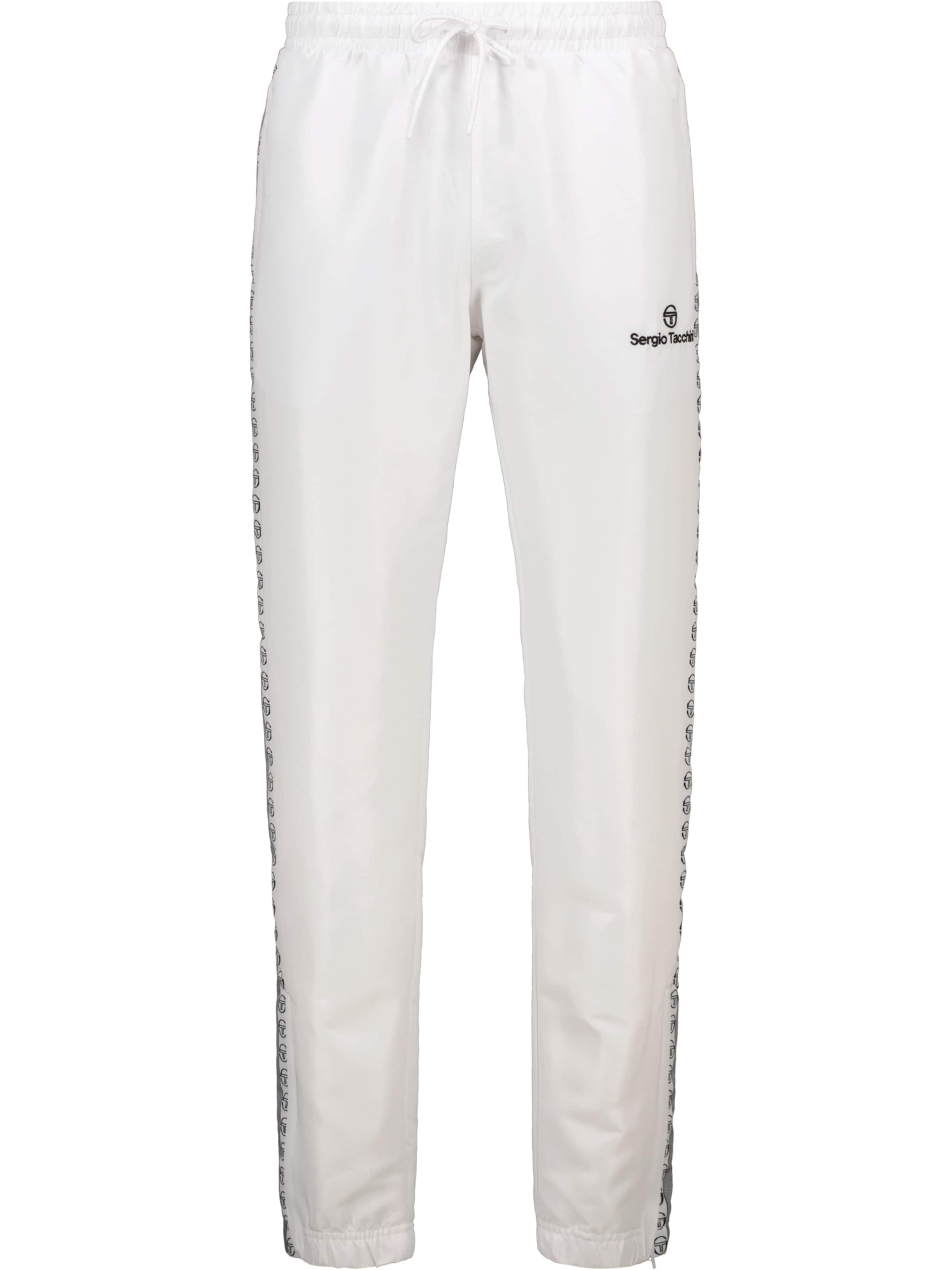Sergio Tacchini Slimfit Sporthose 'Morgana' in Weiß: Vorderseite