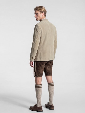 KaiserLich Regular Fit Trachtenjacke '5435' mit feiner Cord-Struktur in Beige