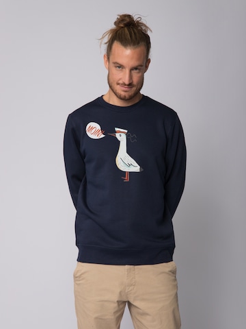 Watapparel Sweatshirt in Blau: Vorderseite