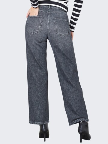 Regular Jean 'Femme' co'couture en gris