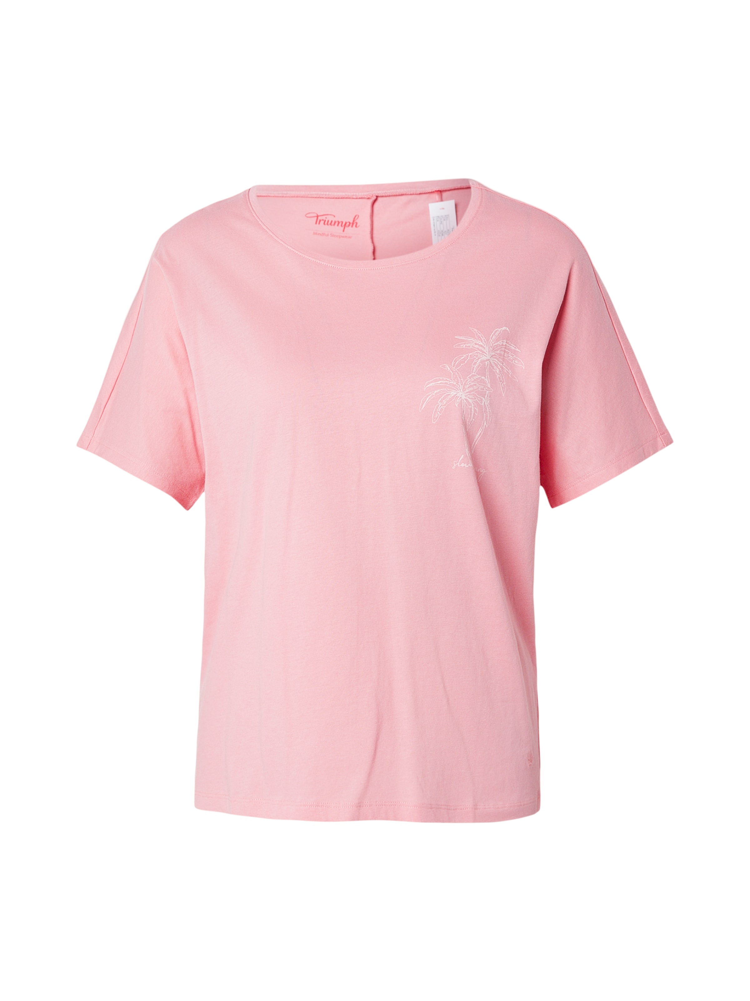 rožinė TRIUMPH Marškinėliai 'Mix & Match': priekis