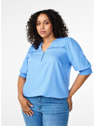 Zizzi Blouse 'Esabina' in Blue