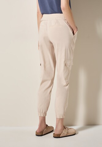 CECIL Tapered Cargo Pants in Beige