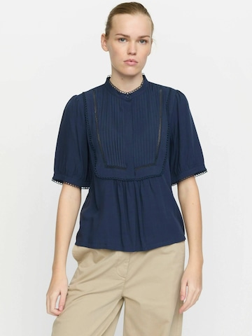 Soft Rebels Blouse 'Linda' in Blauw: voorkant