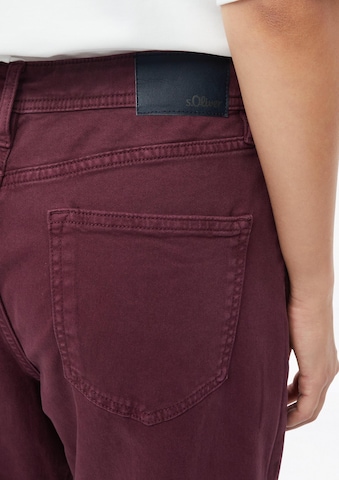 s.Oliver Wide leg Jeans 'Suri' in Red