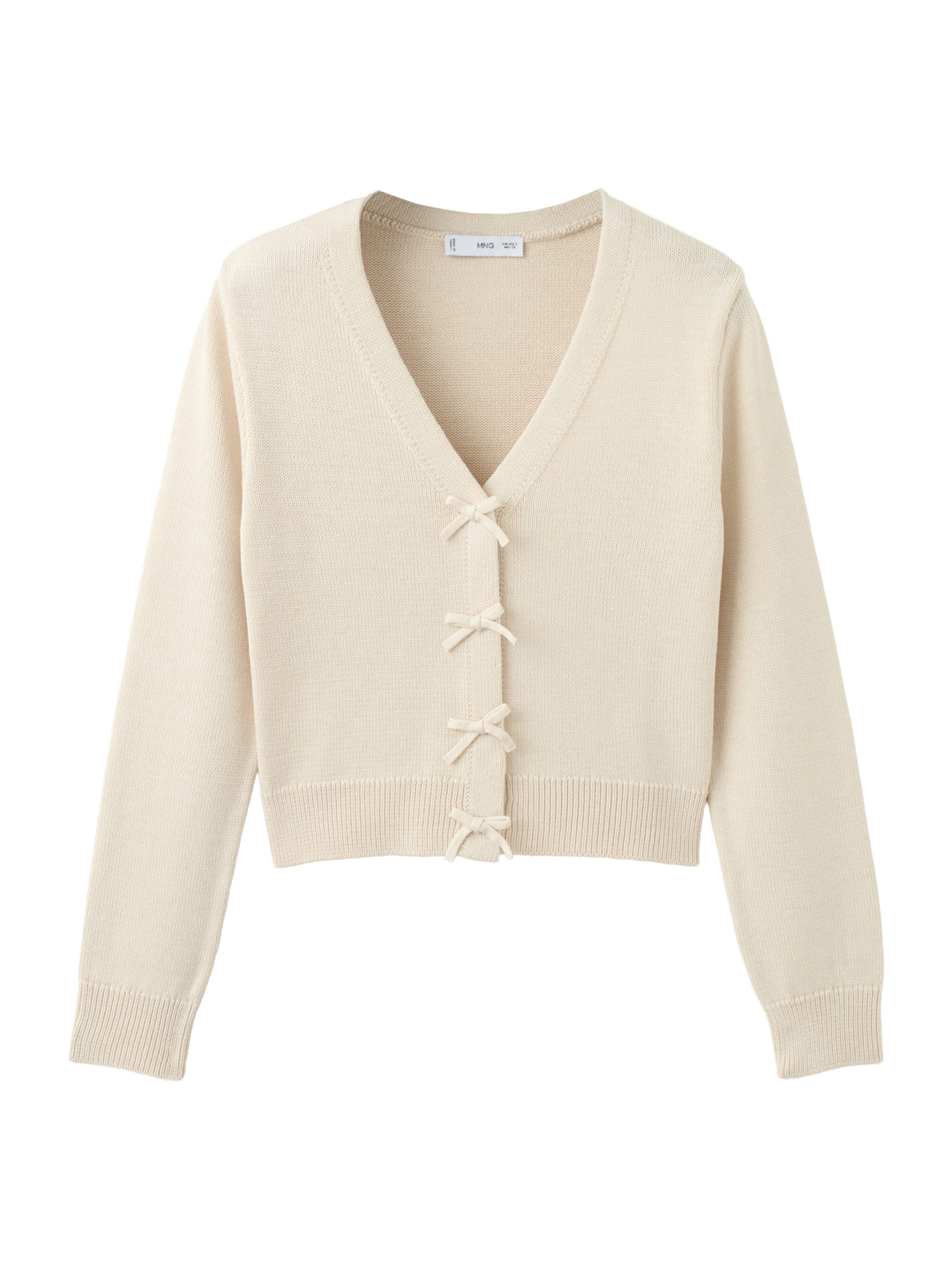 MANGOKardigan 'FRIVOLI' - bež boja: prednji dio