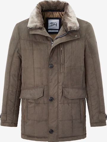 S4 Jackets Winter Jacket in Beige: front