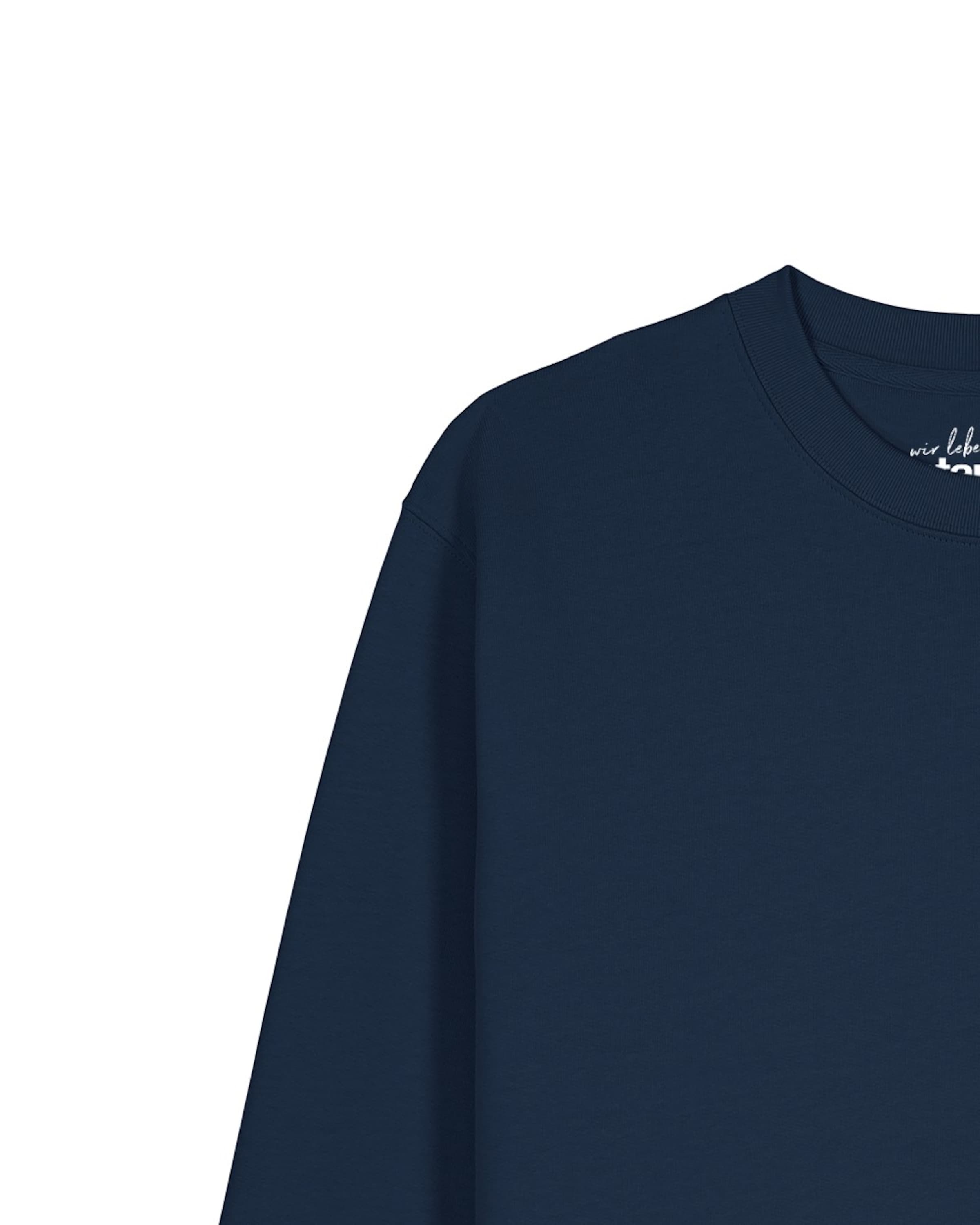 Watapparel Sweatshirt 'Holiday in a bottle' in Blauw